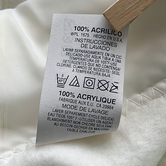 NWT Vintage Curvon Baby Blanket -The Duchess - 100% Virgin Acrylic Loom-Woven - Picture 4 of 5